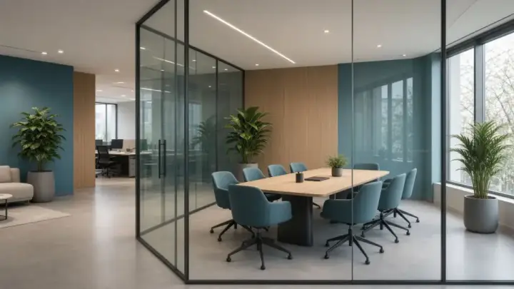 Someone working at a desk