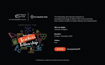 UK-Nigeria Tech Hub/CcHub Innovative Teachers Fellowship
